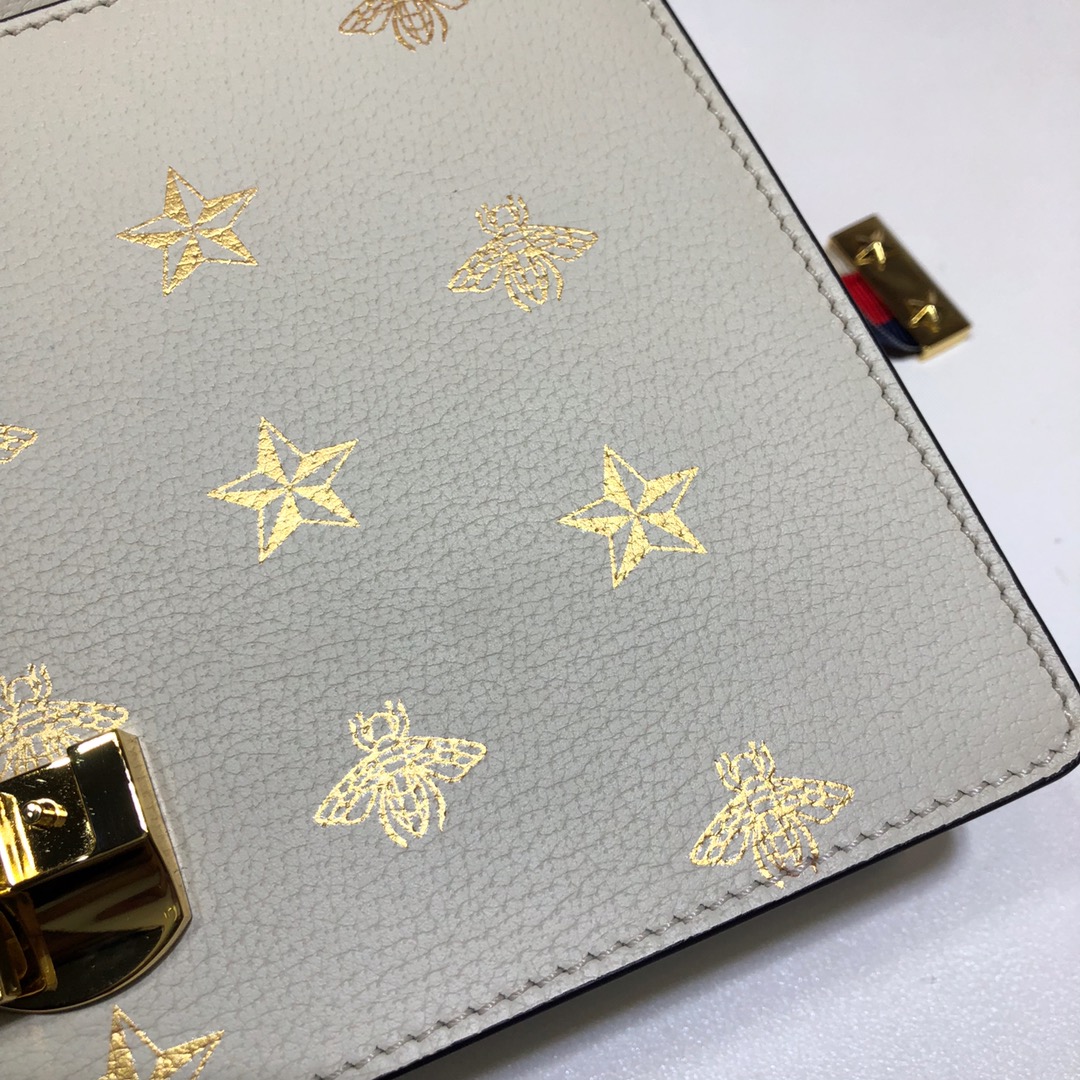 GUCCI古驰Sylvie系列蜜蜂星星小号肩背包524405