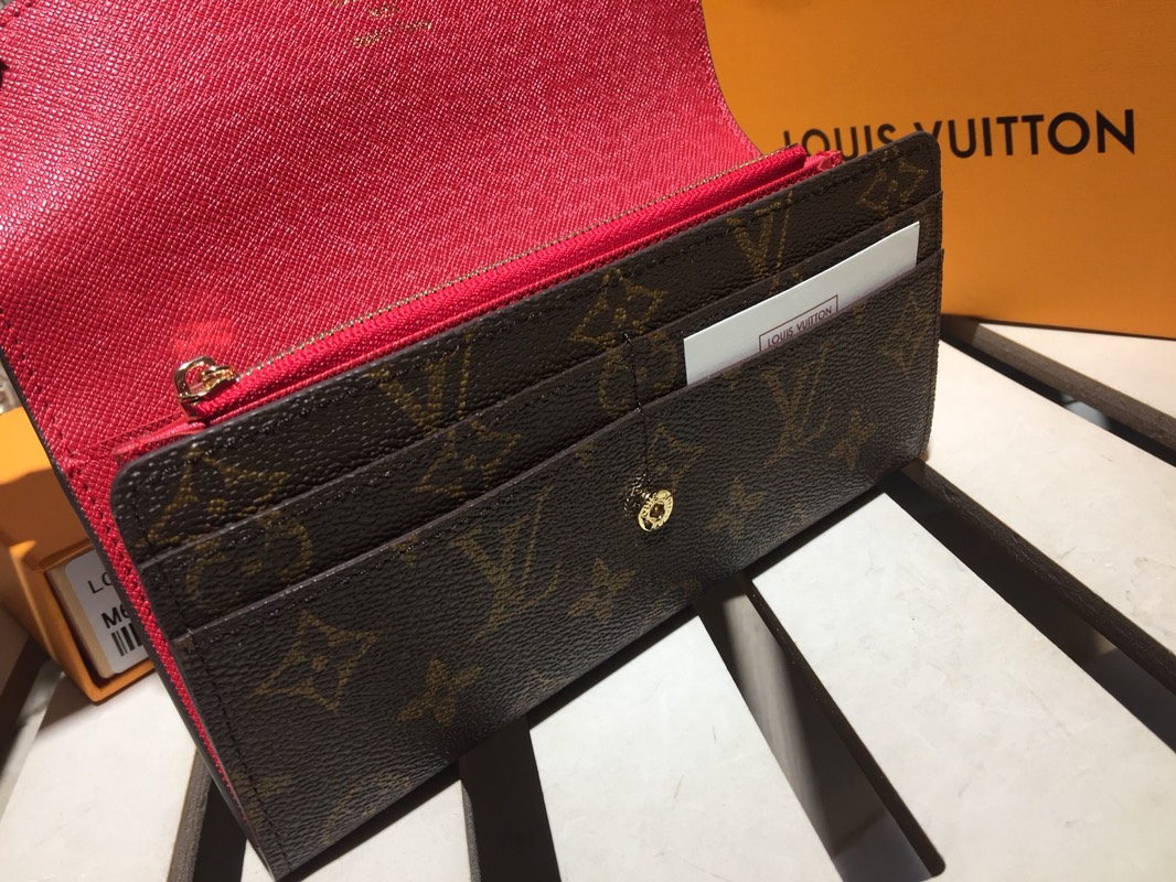 エレガントな牛皮製信封式財布