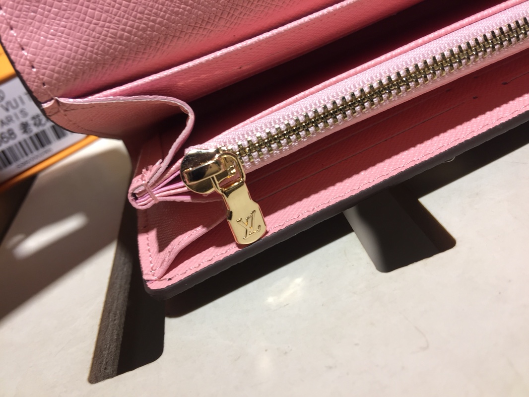 エレガントなモノグラム帆布の信封式財布