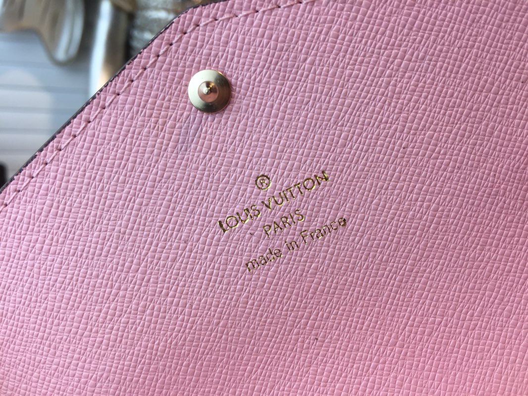 エレガントなモノグラム帆布の信封式財布