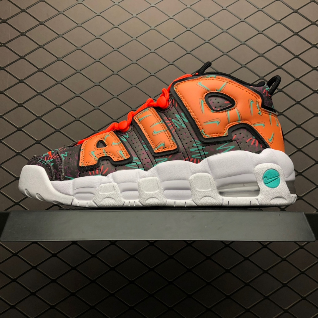 I0 Nike Air More Uptempo 大AIR皮蓬鸳鸯复古篮球鞋 AT J5 8- F5 0
