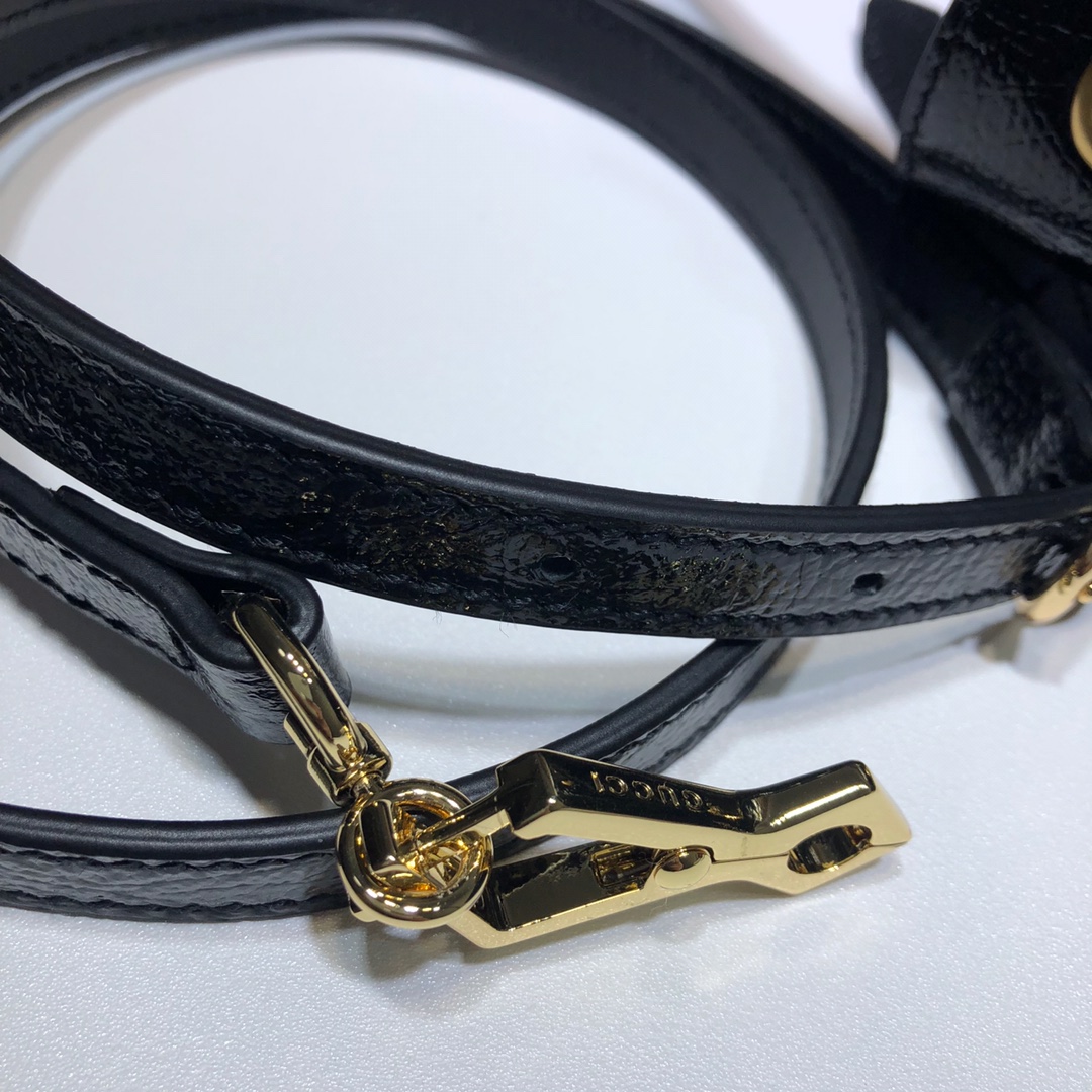 GUCCI古驰磨砂皮Ophidia系列GG小号水桶包550621