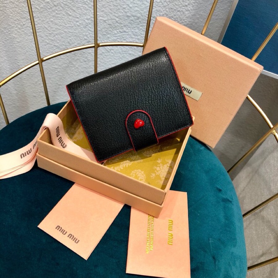 [Miu Miu Wallets]Practical and fashionable High-quality cowhide and goatskin i