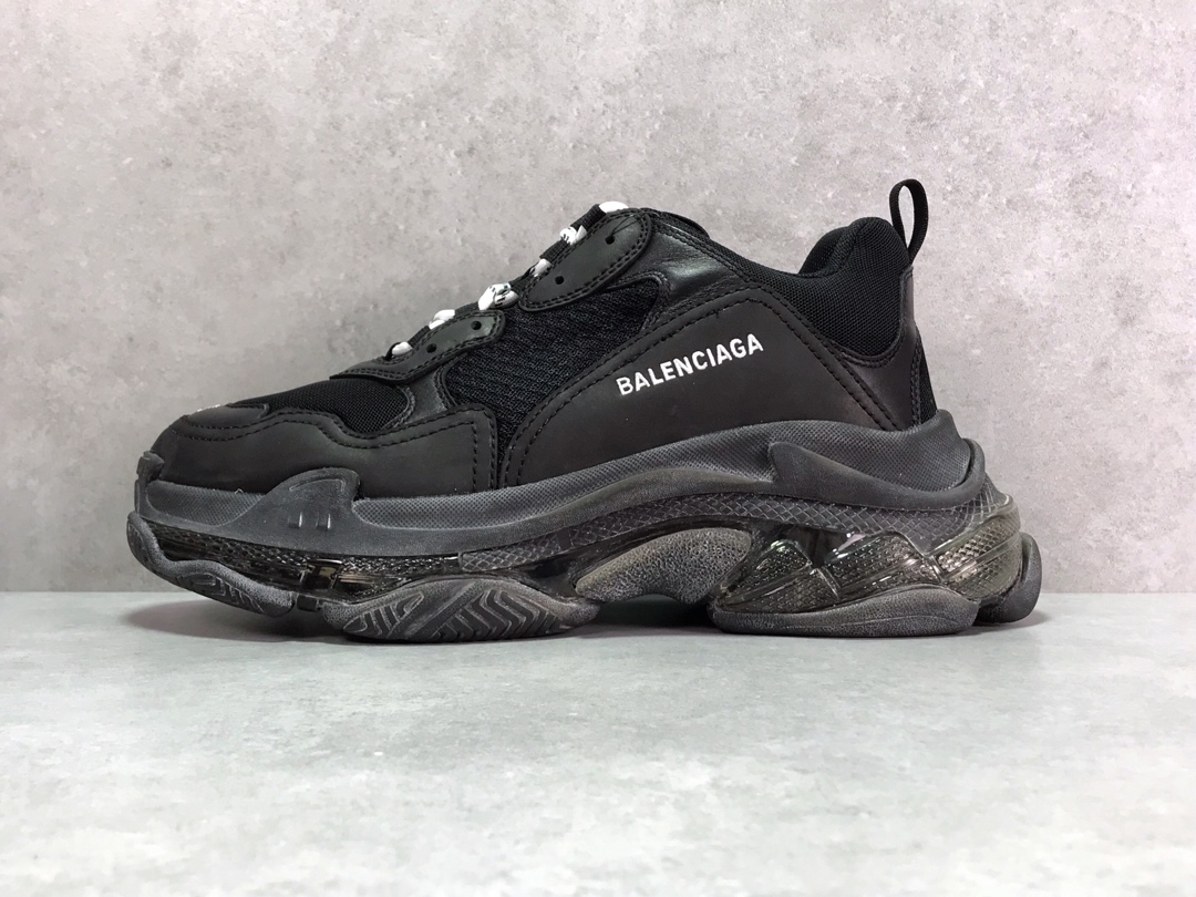 ¡Apoya la apertura de tiendas! [Versión K: París retro] Zapatos de papá retro Balenciaga Trie-S Balenciaga con colchón …