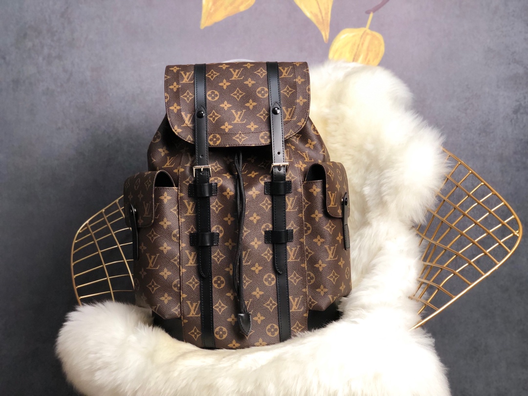 Replica Sale online
 Louis Vuitton LV Christopher Fashion
 Backpack Travel Bags Monogram Canvas N43735