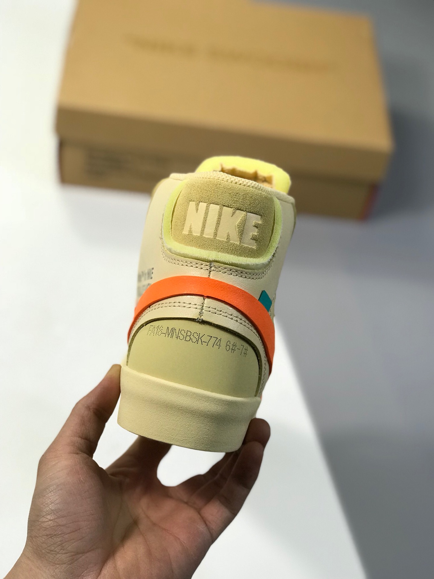 170耐克 The 10: Nike Blazer Mid 高邦板鞋 开拓者联名OW 原装鞋型走线 纯原底 头层