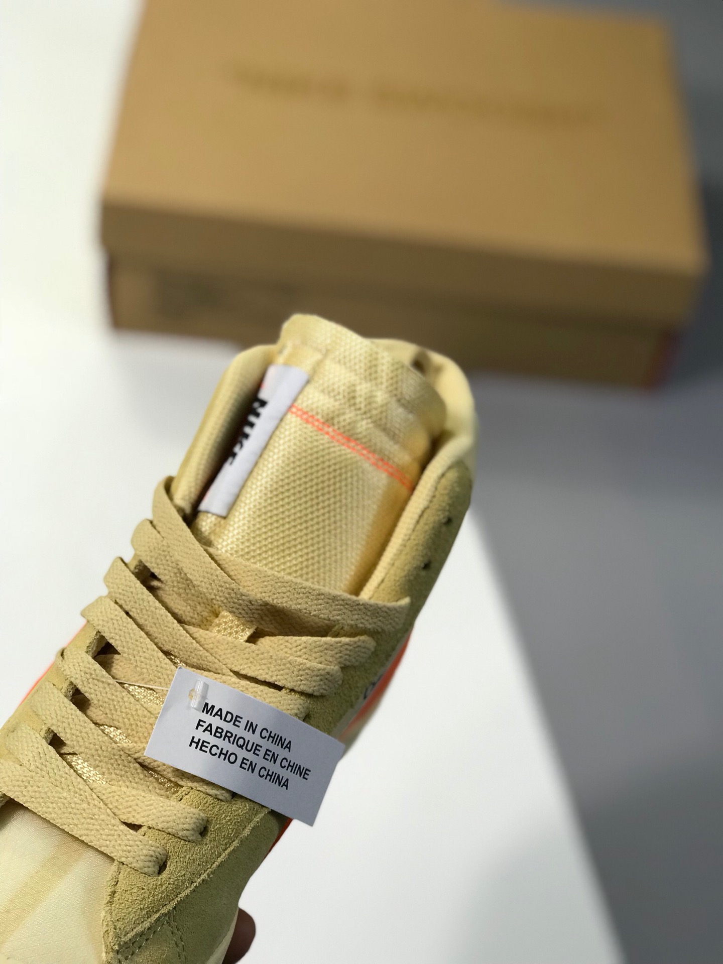 170耐克 The 10: Nike Blazer Mid 高邦板鞋 开拓者联名OW 原装鞋型走线 纯原底 头层