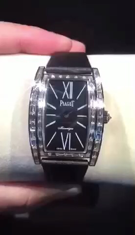 Piaget 伯爵方形方钻女款腕表视频欣赏，做工非常精细，值得入手