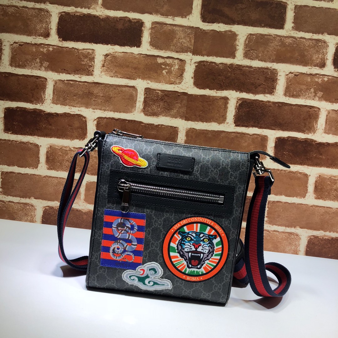 GUCCI古驰Night Courrier系列帆布邮差包547751