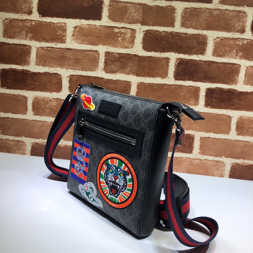 GUCCI古驰Night Courrier系列帆布邮差包547751