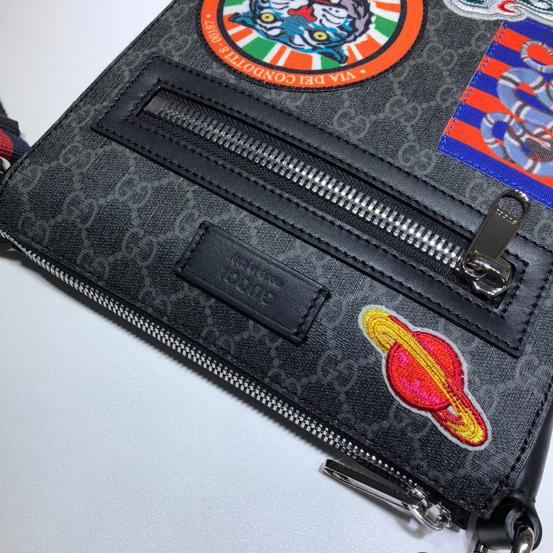 GUCCI古驰Night Courrier系列帆布邮差包547751