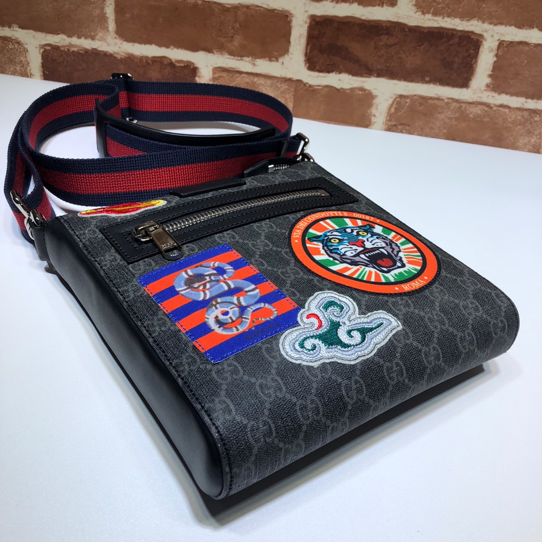 GUCCI古驰Night Courrier系列帆布邮差包547751