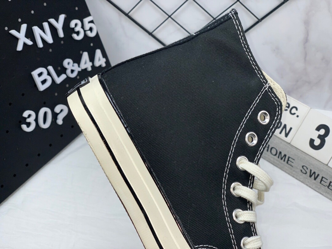 105 蓝底 匡威 Converse 1970s 162050C  复刻三星标  高品质高帮帆布滑板鞋