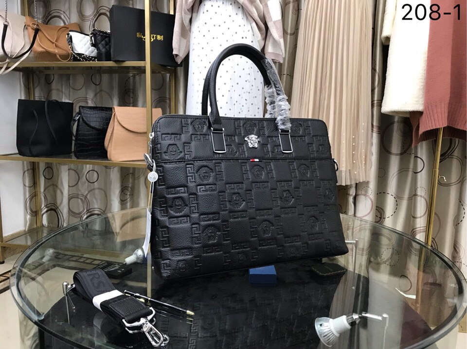 范思哲 VERSACE 公文包男士手提包🔥爆款 🔥专柜同步，原版质量，高端面料！ 👿意大利进口布料，👻欢