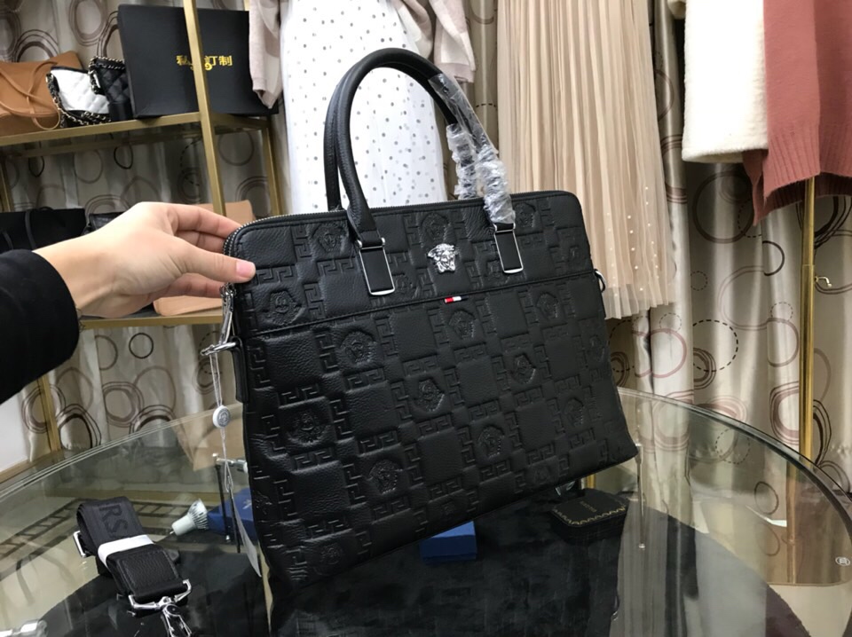 范思哲 VERSACE 公文包男士手提包🔥爆款 🔥专柜同步，原版质量，高端面料！ 👿意大利进口布料，👻欢