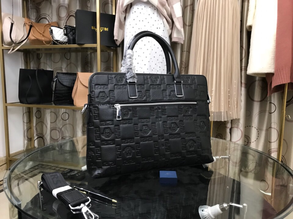 范思哲 VERSACE 公文包男士手提包🔥爆款 🔥专柜同步，原版质量，高端面料！ 👿意大利进口布料，👻欢
