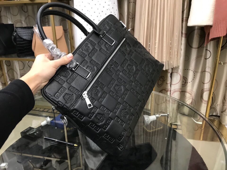 范思哲 VERSACE 公文包男士手提包🔥爆款 🔥专柜同步，原版质量，高端面料！ 👿意大利进口布料，👻欢