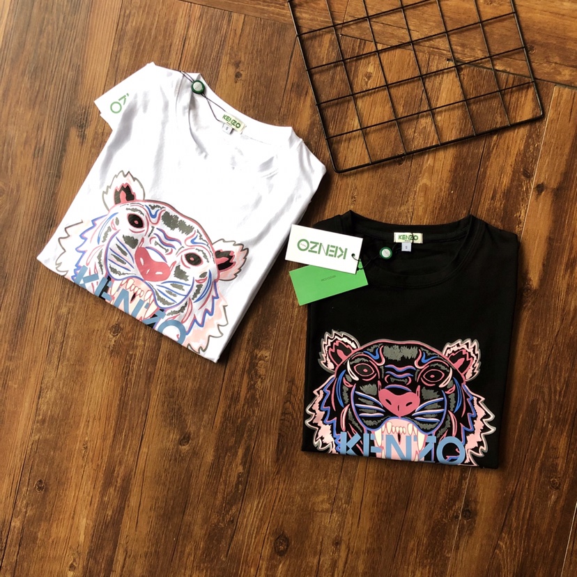 :65【KENZO*情侣T】自留强推KENZO19ss情侣款虎头T恤限量首发