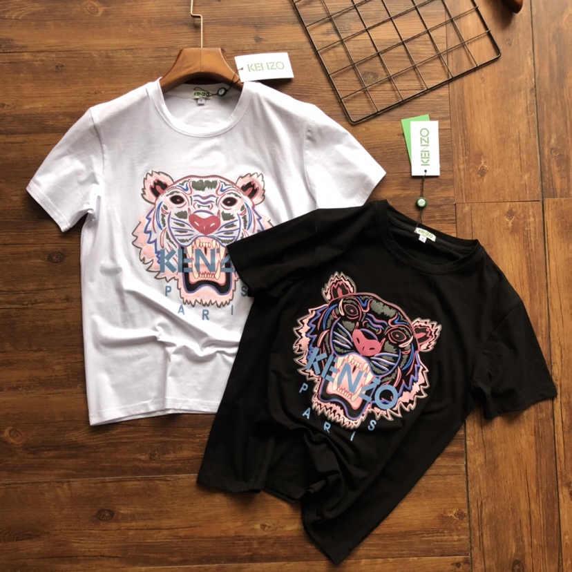 :65【KENZO*情侣T】自留强推KENZO19ss情侣款虎头T恤限量首发