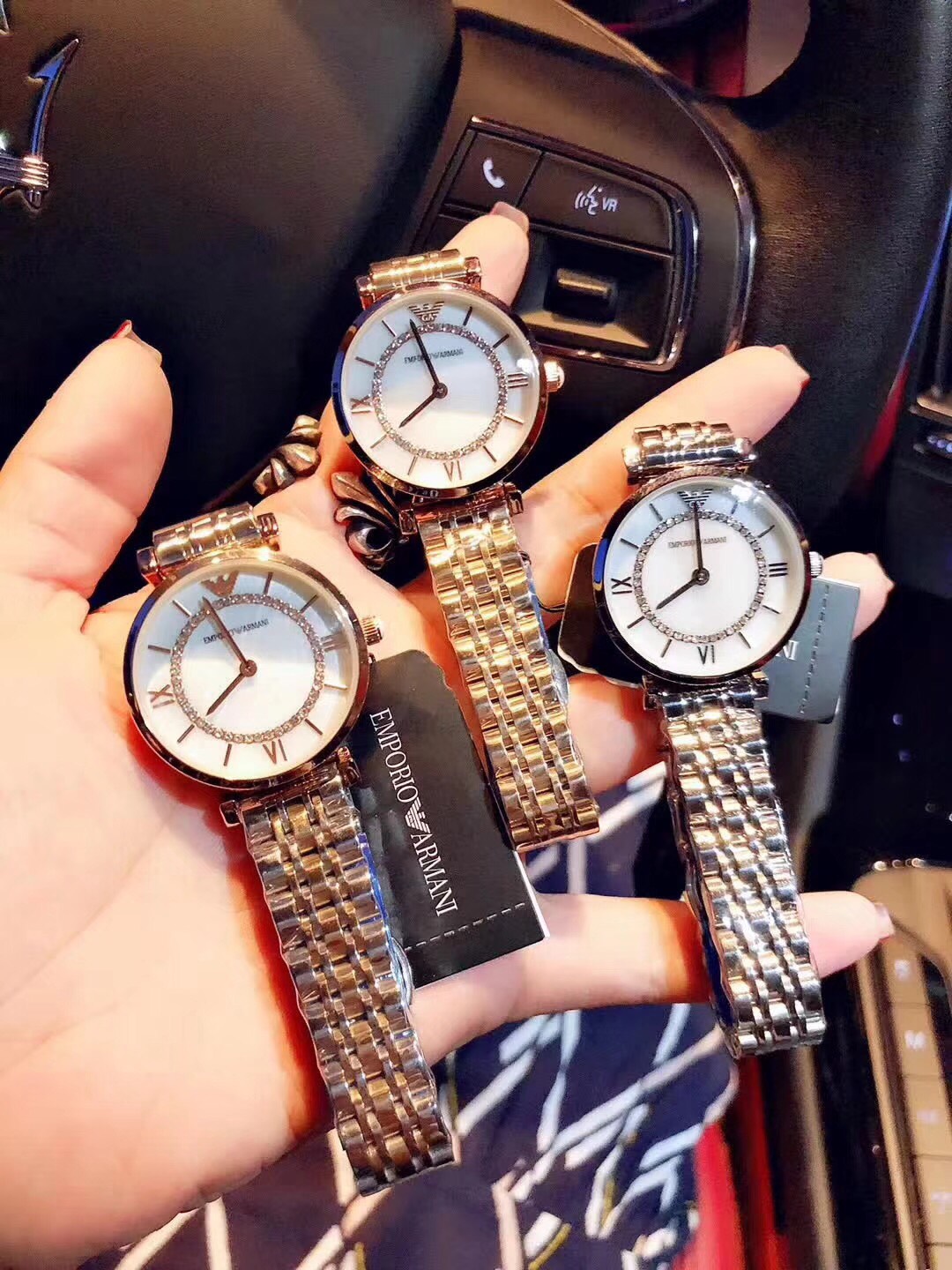 120 Empirio Armani Amani GIANNIIT-B Classic 32 mm Fist - 图片 6