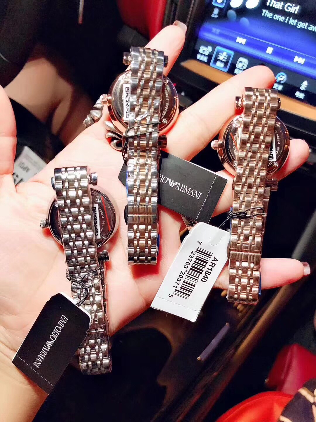 120 Empirio Armani Amani GIANNIIT-B Classic 32 mm Fist - 图片 4