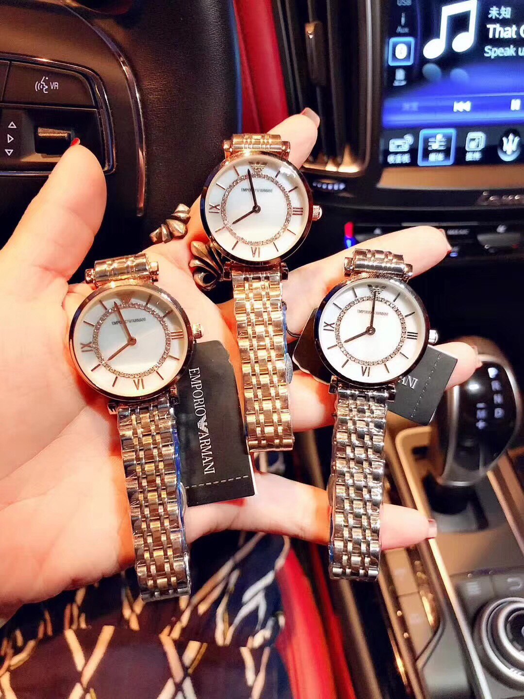 120 Empirio Armani Amani GIANNIIT-B Classic 32 mm Fist - 图片 5