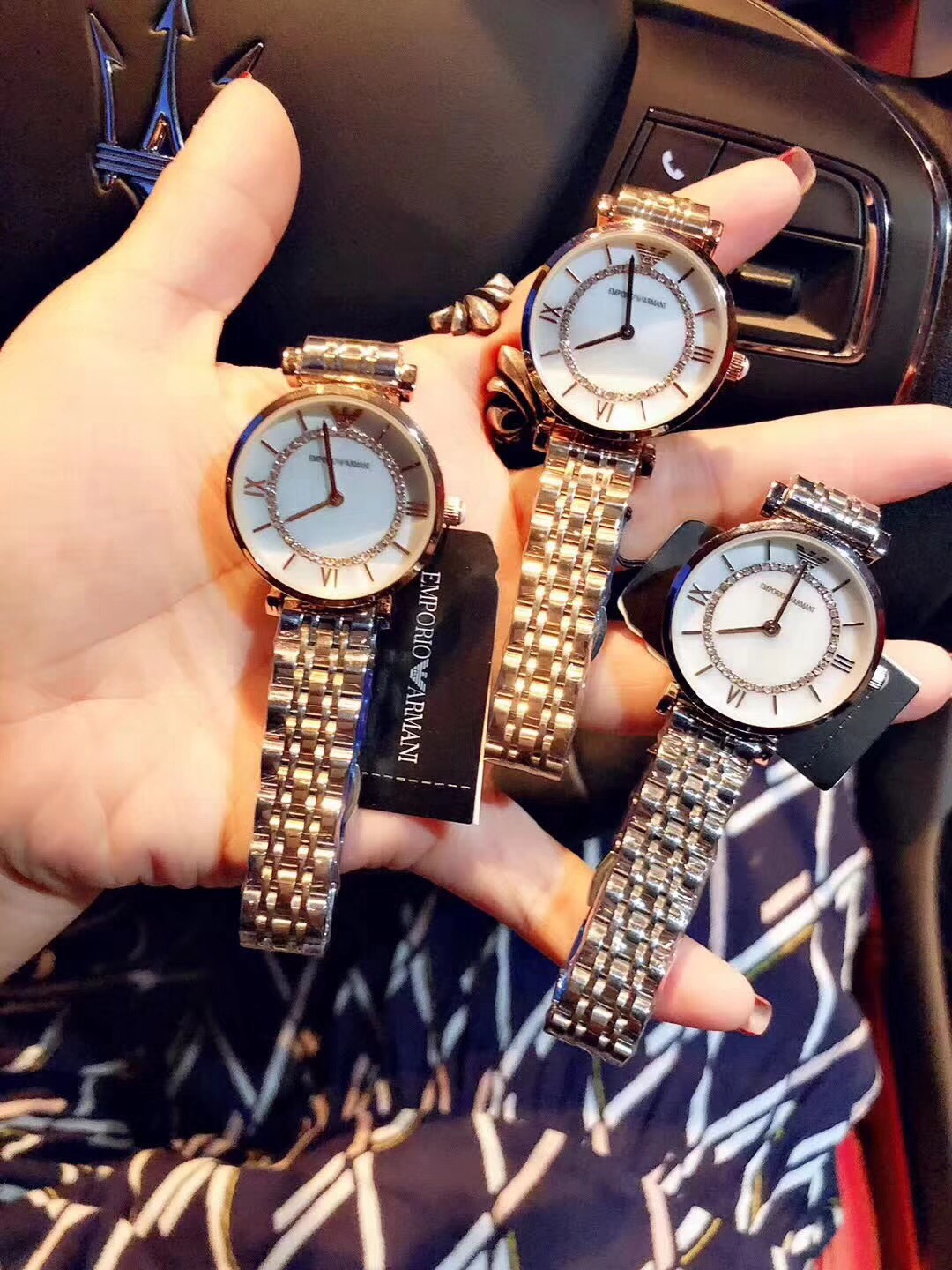 120 Empirio Armani Amani GIANNIIT-B Classic 32 mm Fist - 图片 7