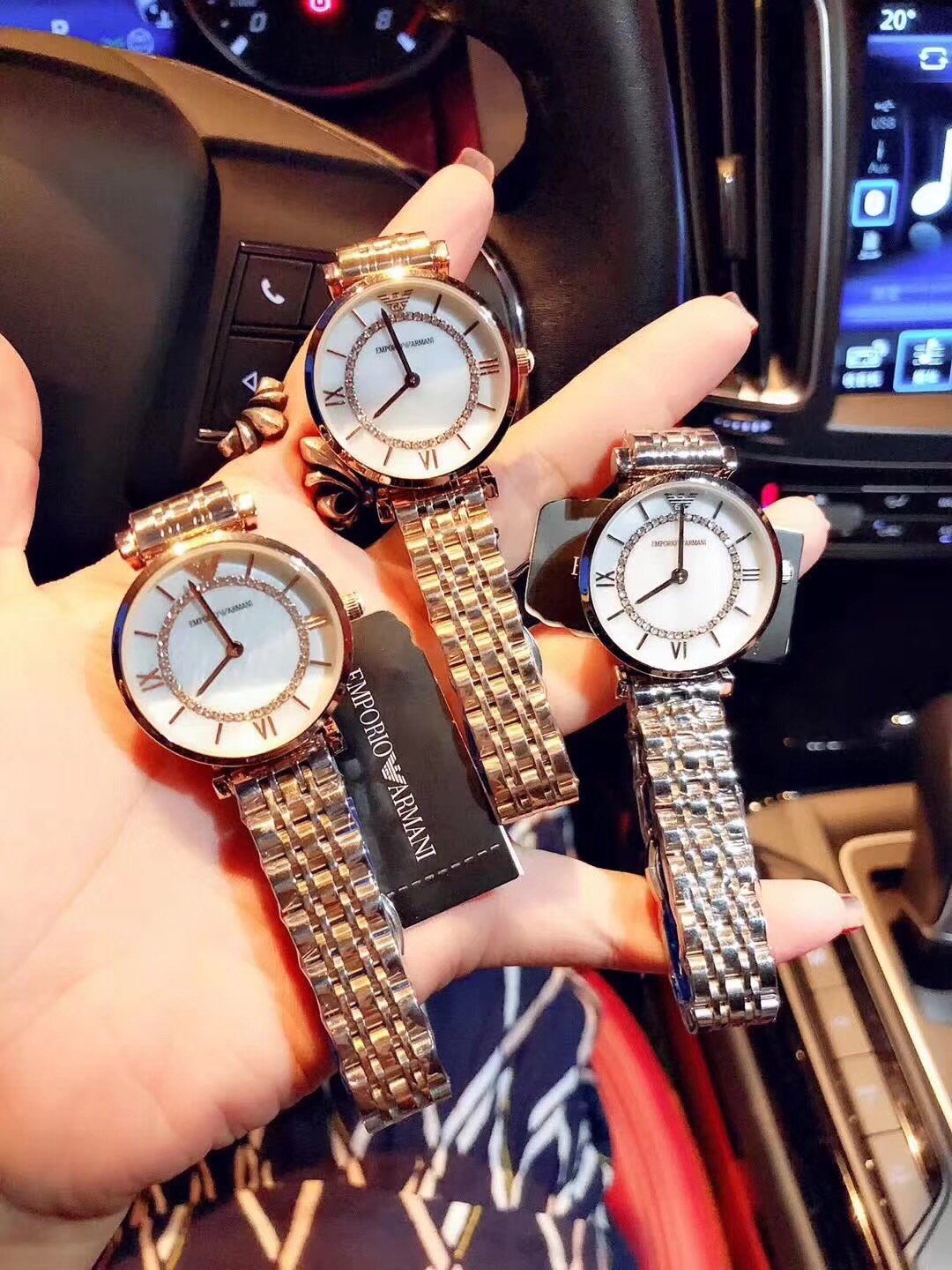 120 Empirio Armani Amani GIANNIIT-B Classic 32 mm Fist - 图片 8