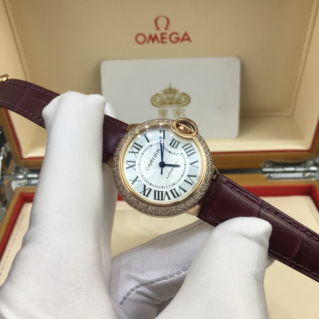 Cartier 皇家 卡地亚蓝气球系列33尺寸腕表