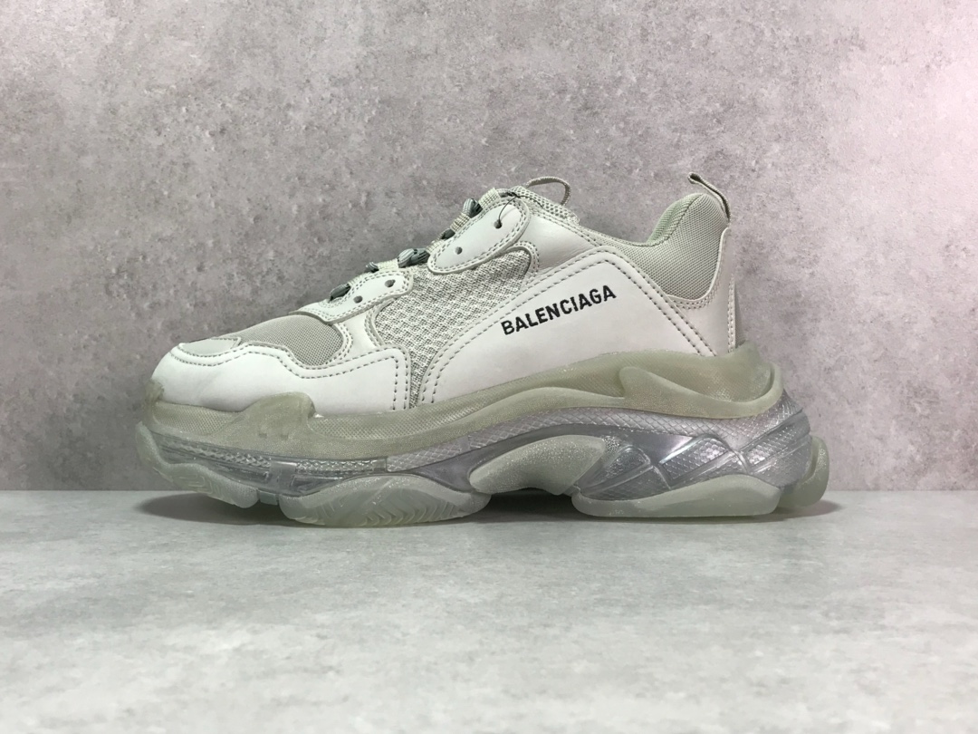 ¡Apoya la apertura de tiendas! [Versión K: París retro] Zapatos de papá retro Balenciaga Trie-S Balenciaga con colchón …