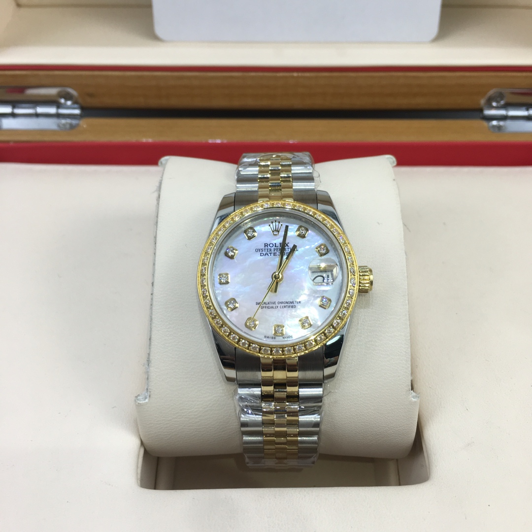 Rolex 皇家 劳力士日志女款贝壳面腕表