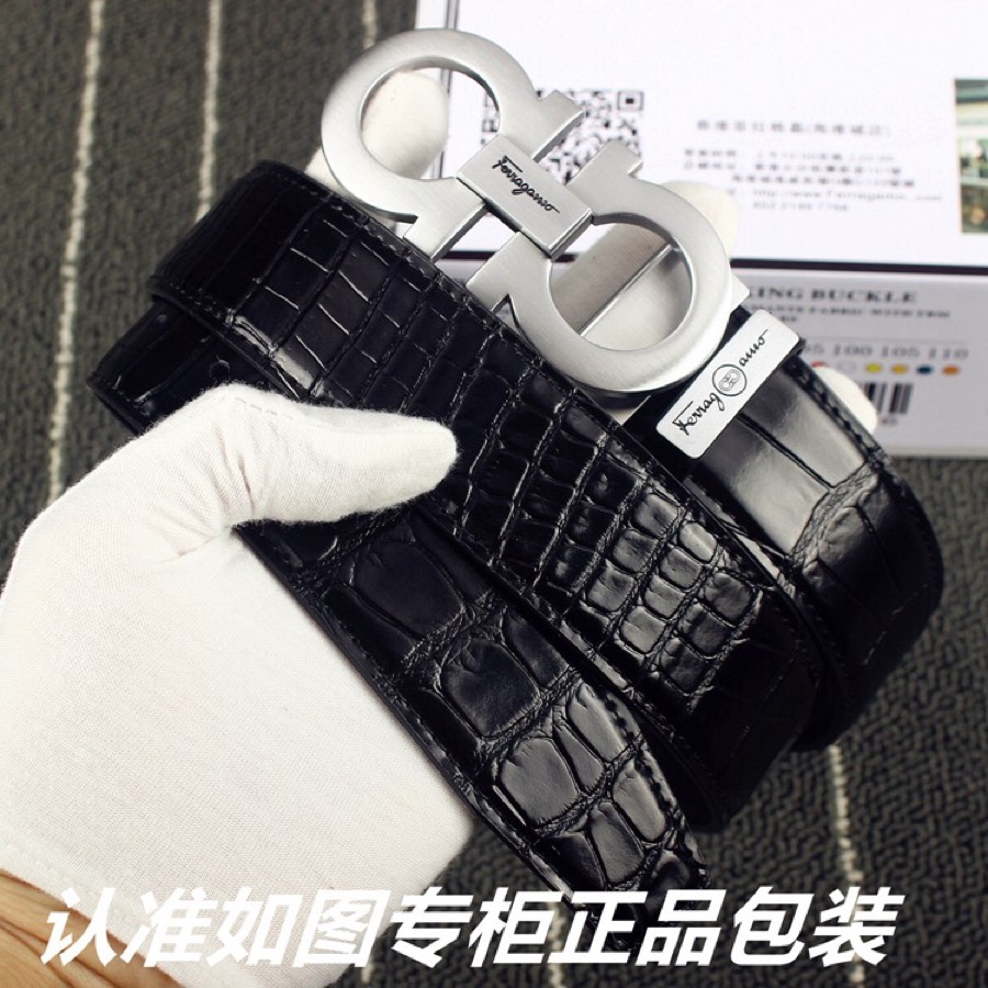 品名菲拉格木️鳄鱼纹型号请认准如图专