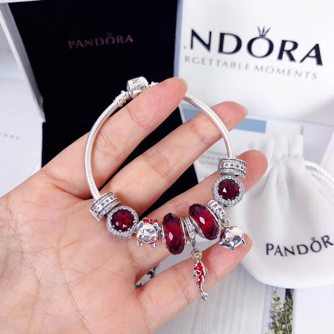 NO:100877,New Year's Red New Year's New Year's Red New Year's New Year's Red New Year's New Year's Gifts, Pandora's Finished Bracelet, bracelet19860909新年款新年红热卖款 新年新气象 新年红 过年礼物,潘多拉成品手镯,bracelet,Jewelry