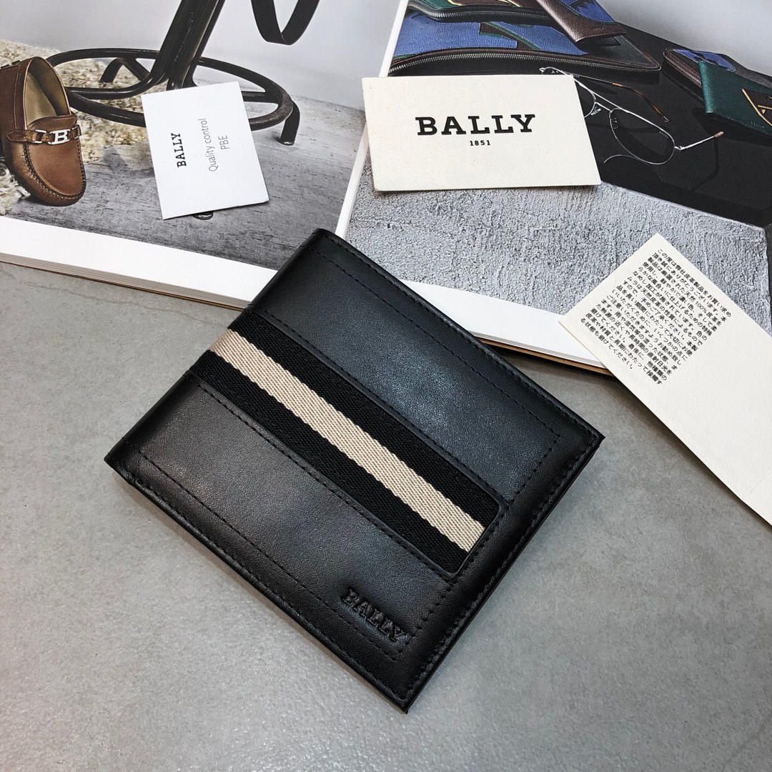[Bally Wallets]top quality material The texture is impeccable All materials ar