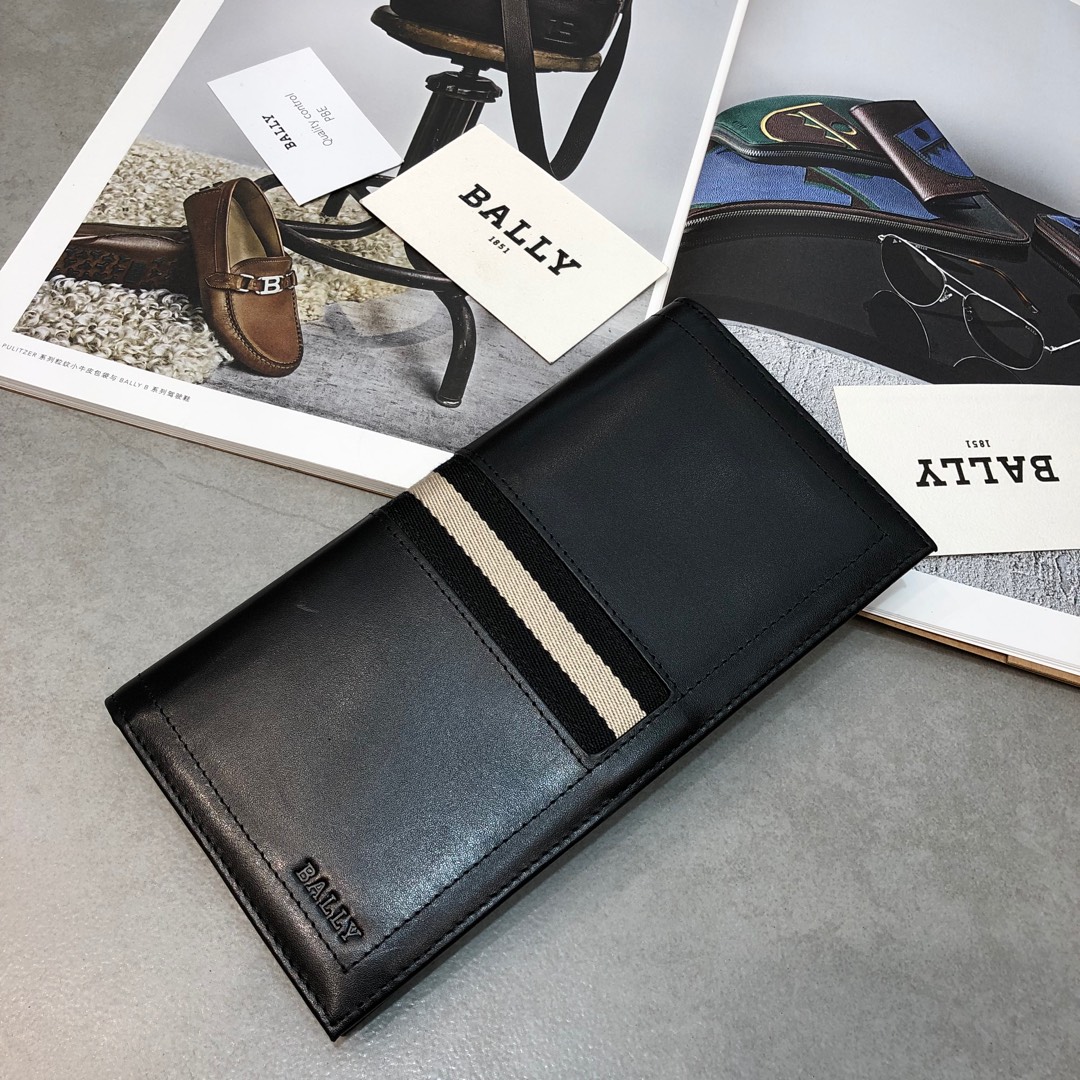 [Bally Wallets]The texture is impeccable All materials are carefully selected