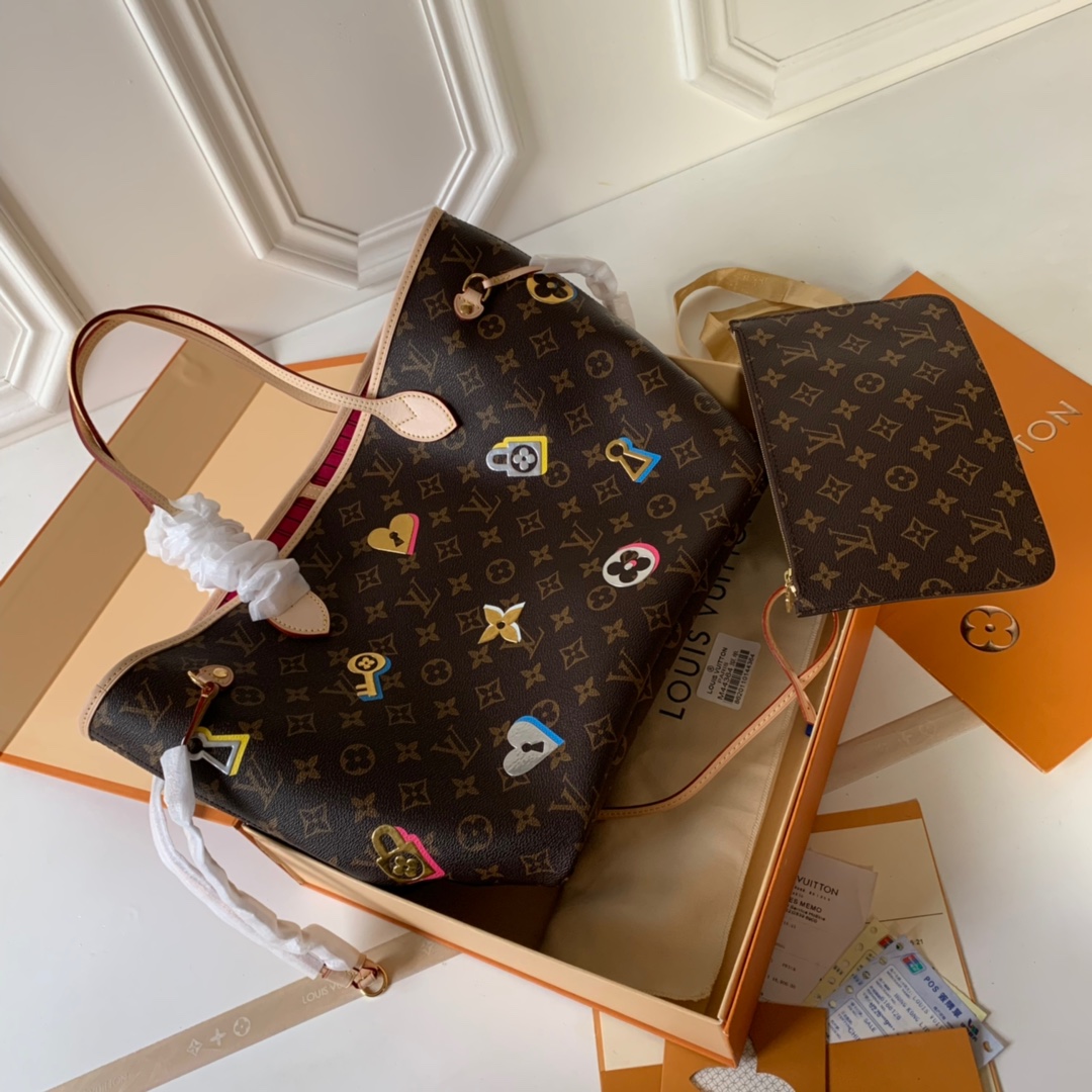 Louis Vuitton LV Neverfull Bags Handbags Fake Cheap best online
 Monogram Canvas Fashion M44364