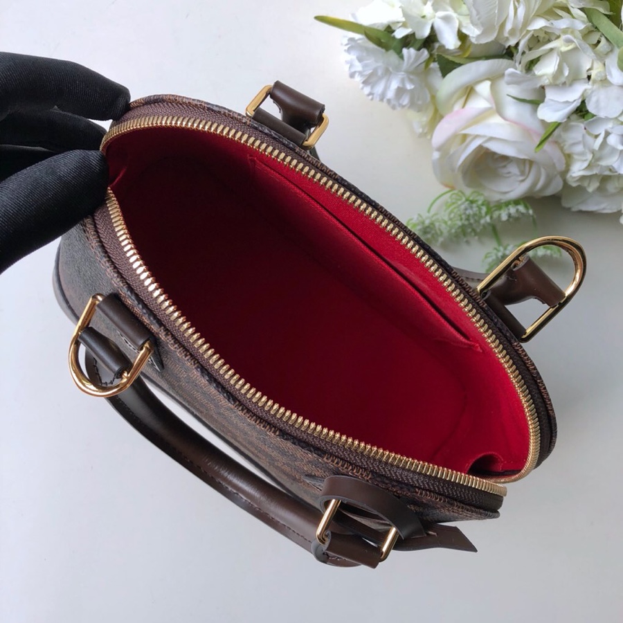 Louis Vuitton LV Alma BB 棋盘格贝壳包 N41221