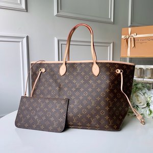 Louis Vuitton LV Neverfull Bags Handbags Canvas Fabric Vintage M40990