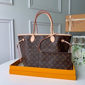 Louis Vuitton LV Neverfull Handbags Tote Bags Canvas Fabric Vintage