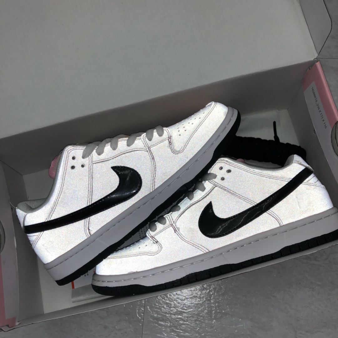 130Nike Dunk SB Elite Pink Box 粉盒 3M反光 833474-601 原标 加厚鞋舌 内置zoom气垫
