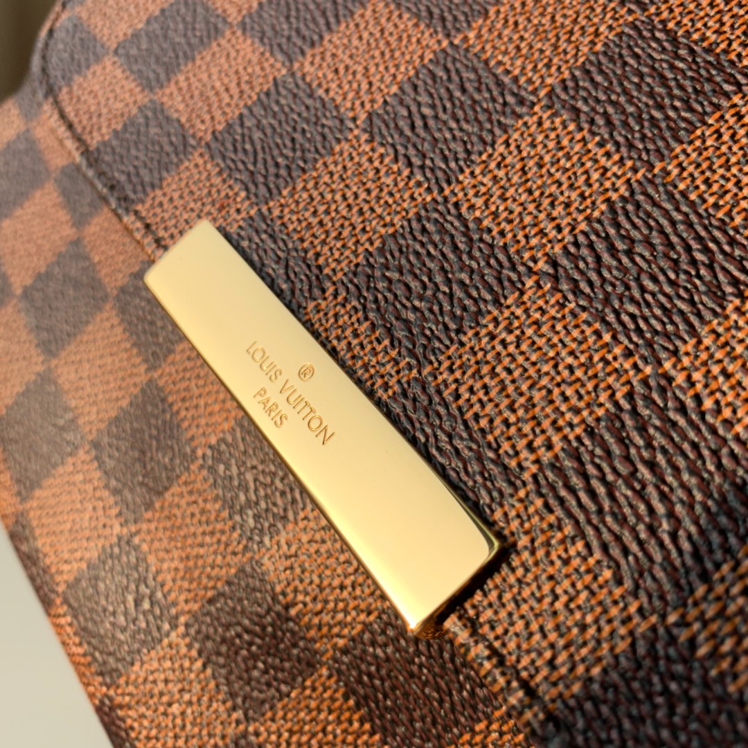 Louis Vuitton LV Favorite PM 棋盘格纹鍊条小肩背包 N41276