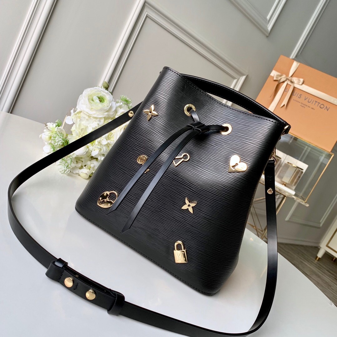 Louis Vuitton LV NeoNoe Bags Handbags Black Epi Spring Collection M53237