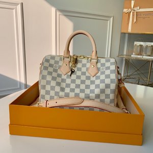 Louis Vuitton LV Speedy Bags Handbags Damier Ebene Canvas M41374