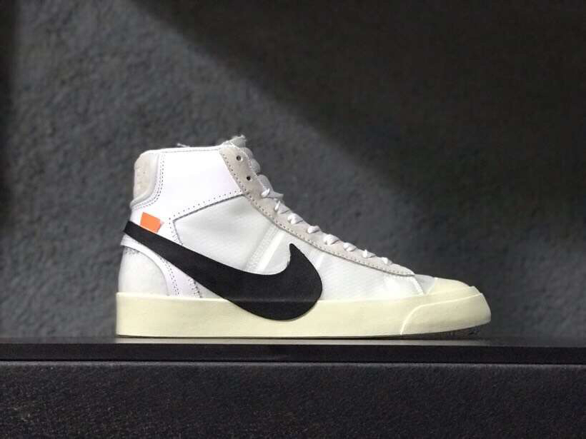 170开拓者OW超限量联名 Nike Blazer Mid Off-White Virgil The Ten 货号：AA3832