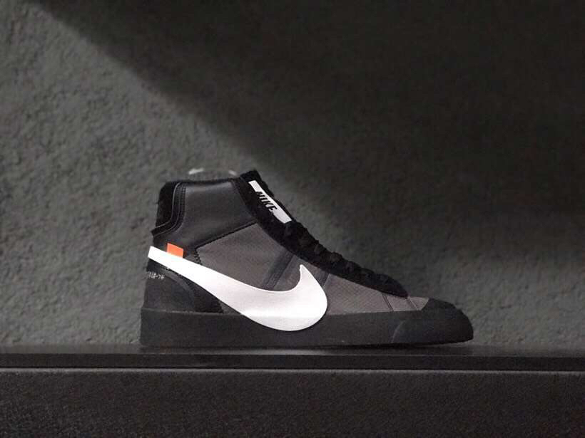 170开拓者OW超限量联名 Nike Blazer Mid Off-White Virgil The Ten 货号：AA3832
