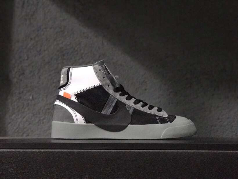 170开拓者OW超限量联名 Nike Blazer Mid Off-White Virgil The Ten 货号：AA3832