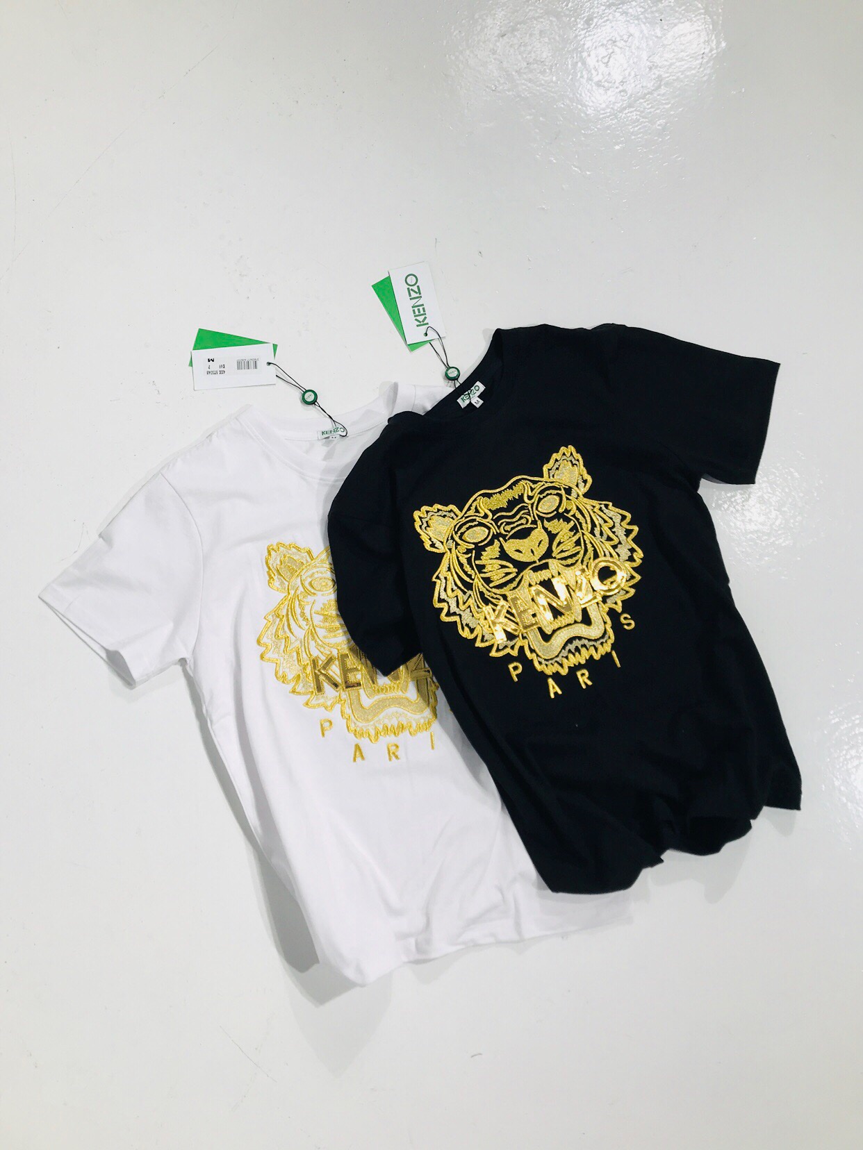 90   KENZO/金虎T恤  金线刺绣.万年常青款.