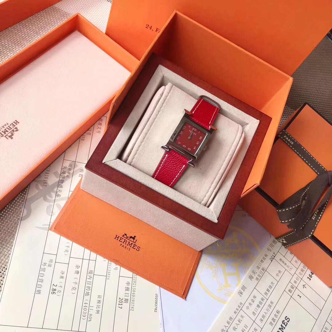 Hermès 爱马仕H形中国红新款