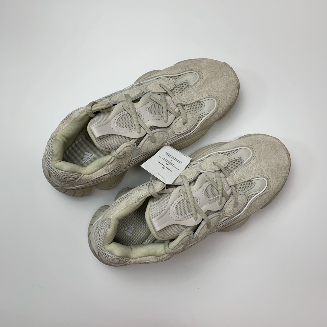 150 Adidas Yeezy 500 Desert Rat 首发灰白配色 DB2908