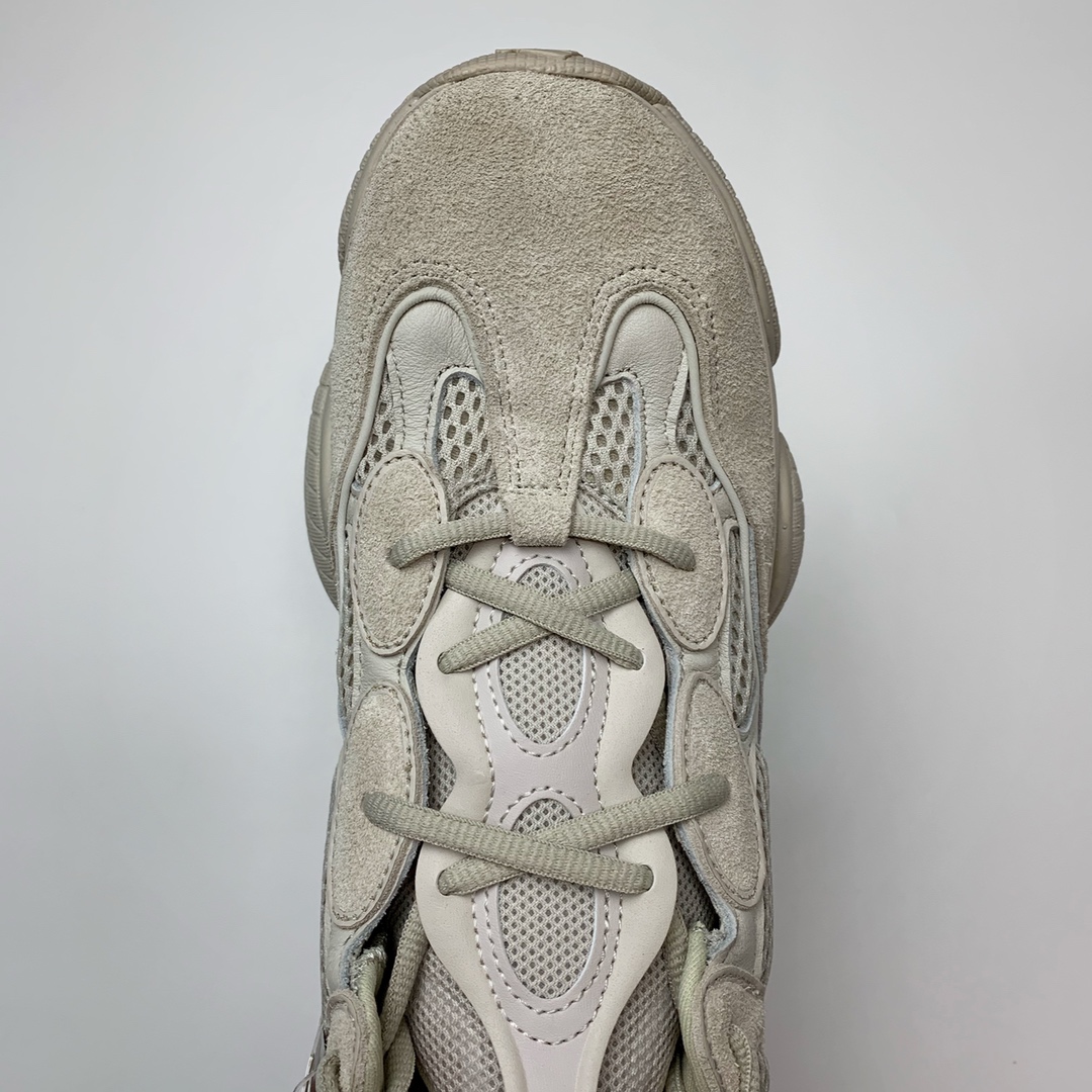 150 Adidas Yeezy 500 Desert Rat 首发灰白配色 DB2908